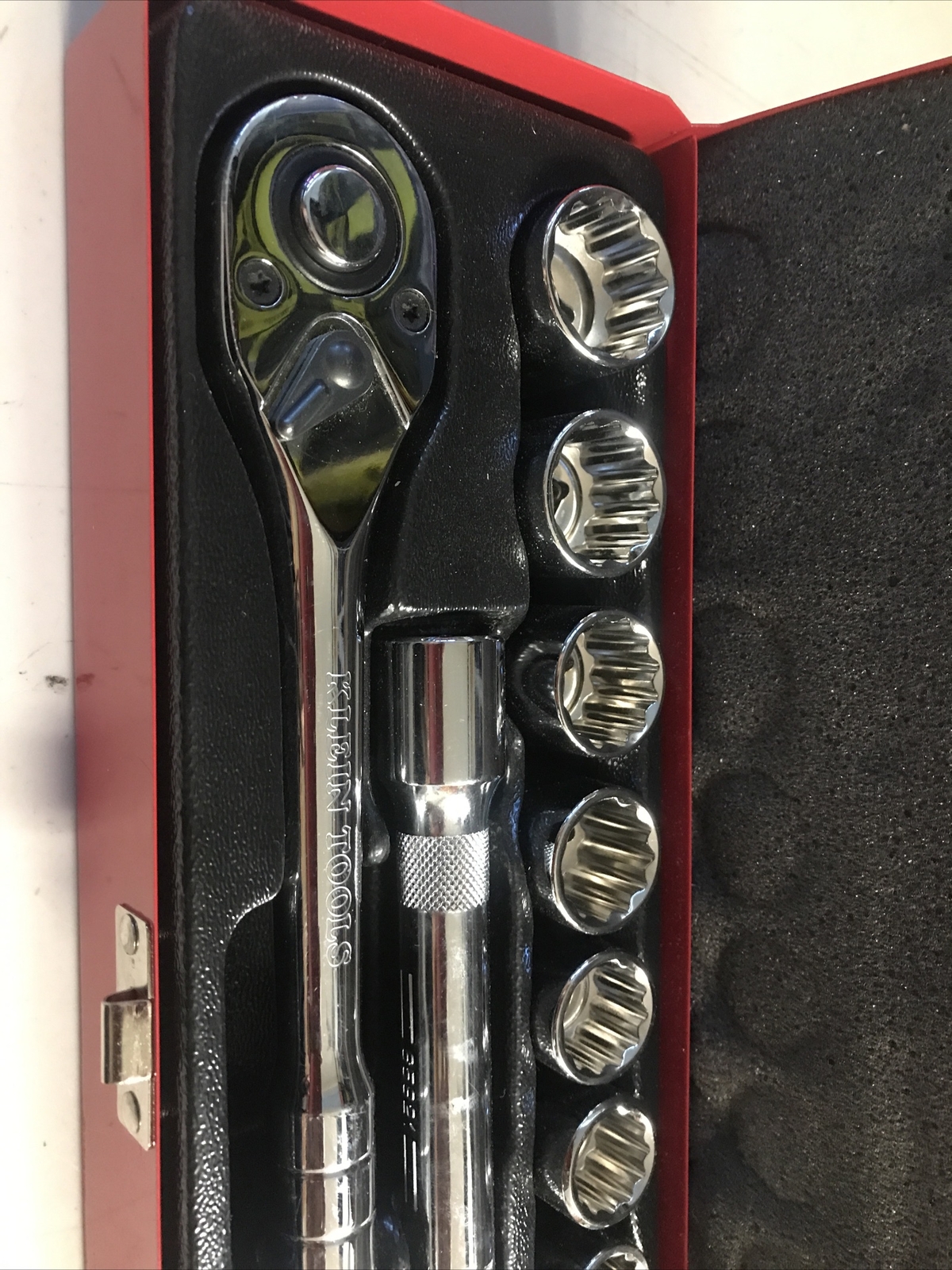 1/2-Inch Drive Socket Wrench Set, 12-Piece Klein Tools