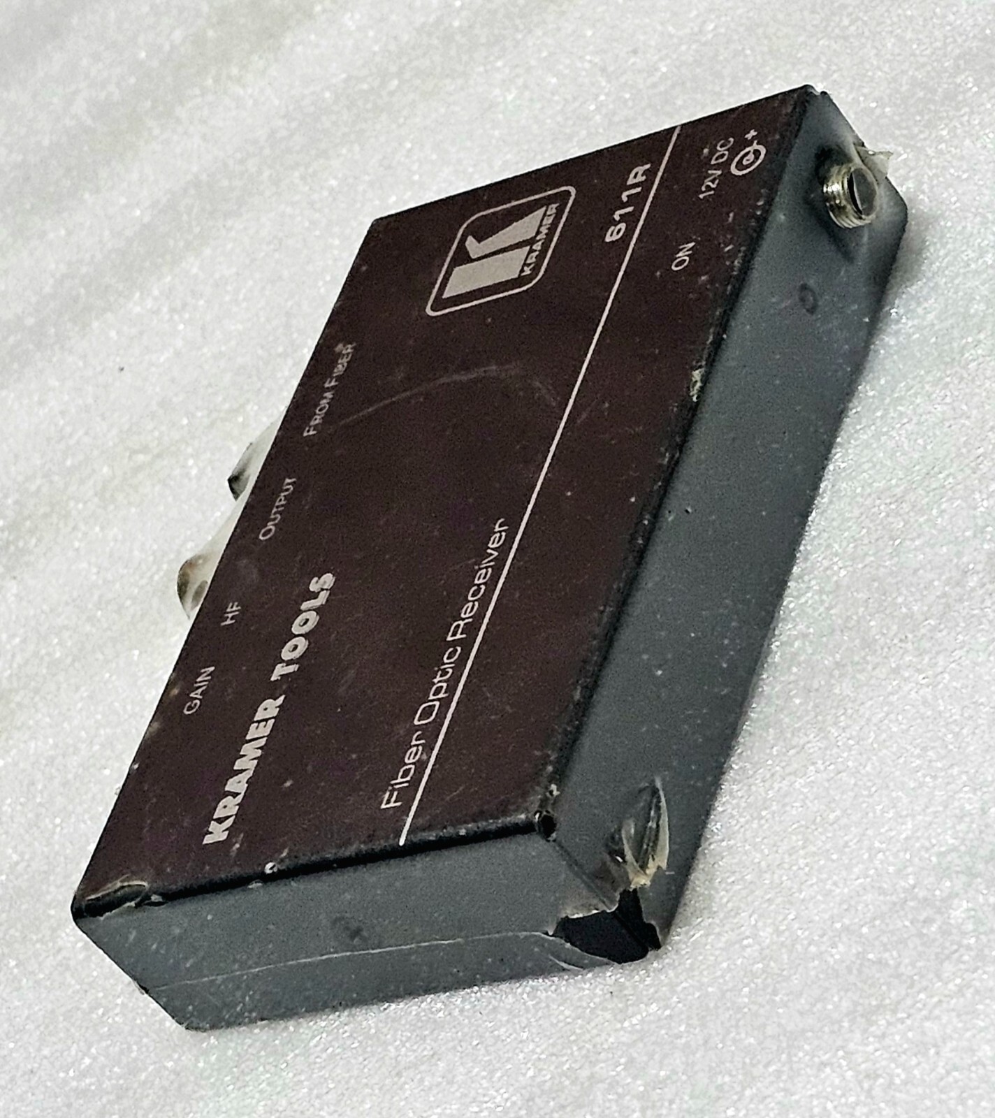 New Kramer Tools Model 611R Network Fiber Optic Receiver 12vdc – Made In Israel
