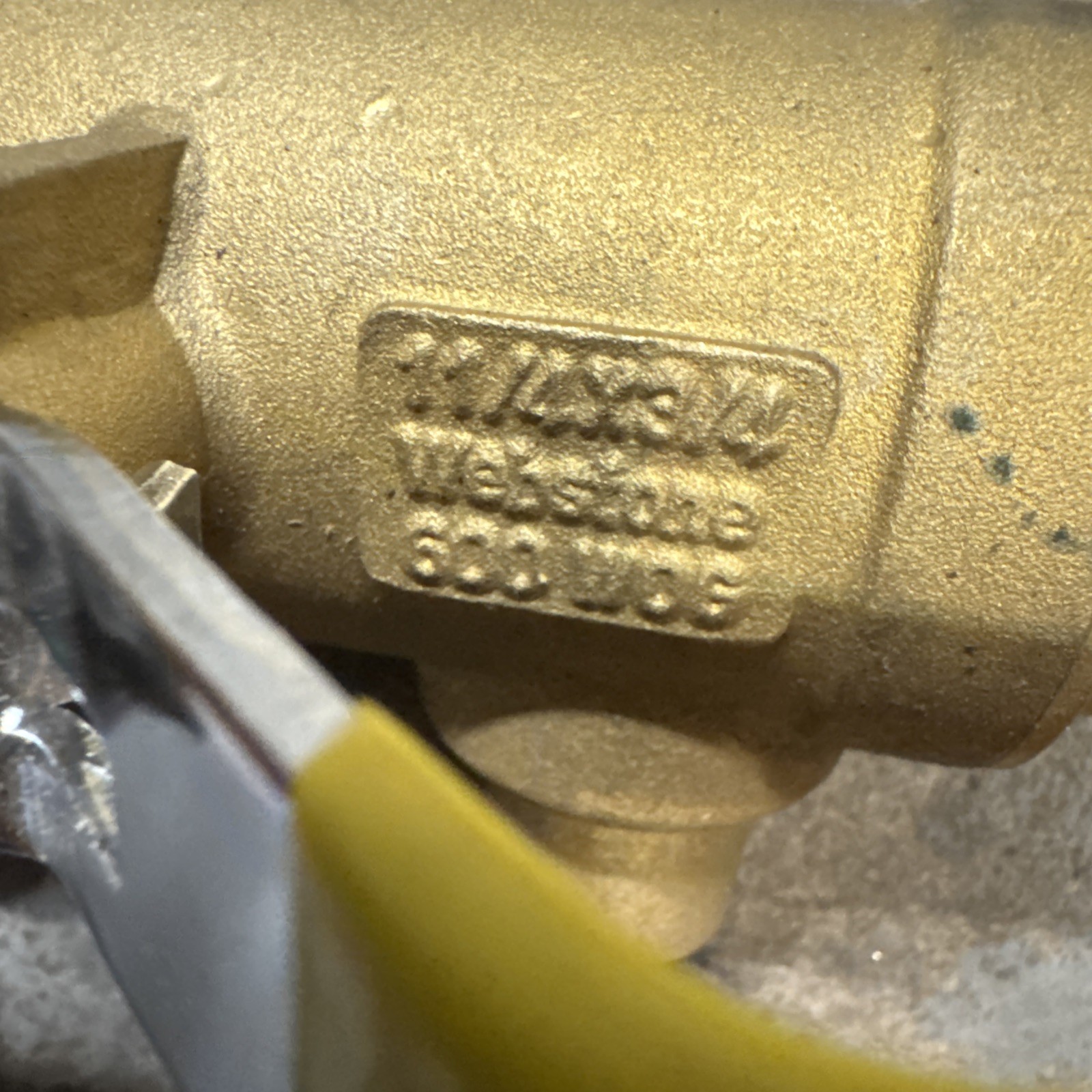 Webstone H-58653 1-1/4″ x 3/4″ SWT Brass Purge Tee Full Port Ball Valve