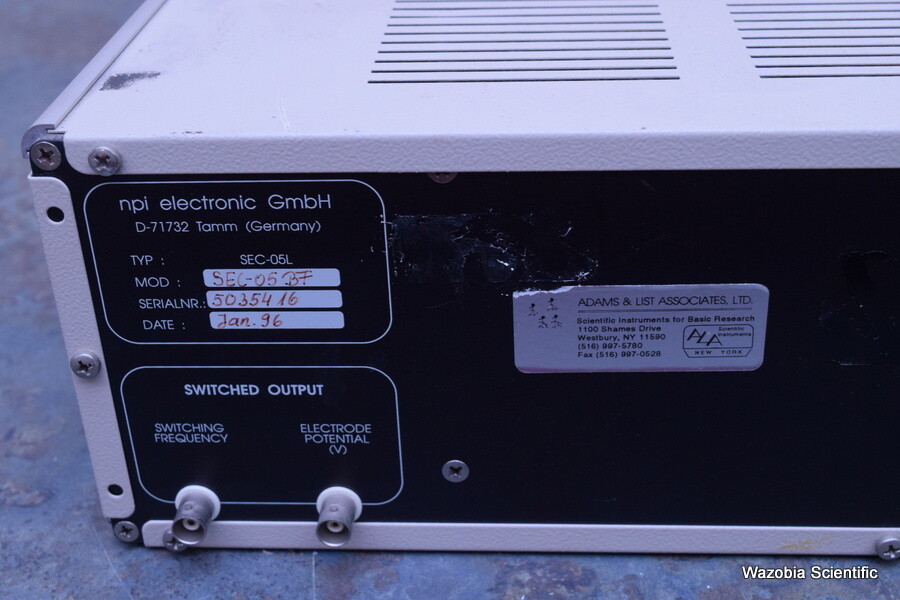 NPI SEC-05L BF SINGLE ELECTRODE VOLTAGE CURRENT CLAMP AMPLIFIER