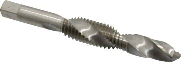 HSS Combination Drill Tap: 1/2-13 H3, 2 Flutes, 1-15/32″ Thread Length