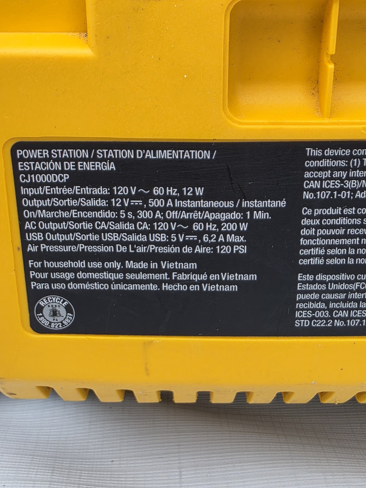 3 in 1 CAT Professional Power Station with Jump Starter & Compressor