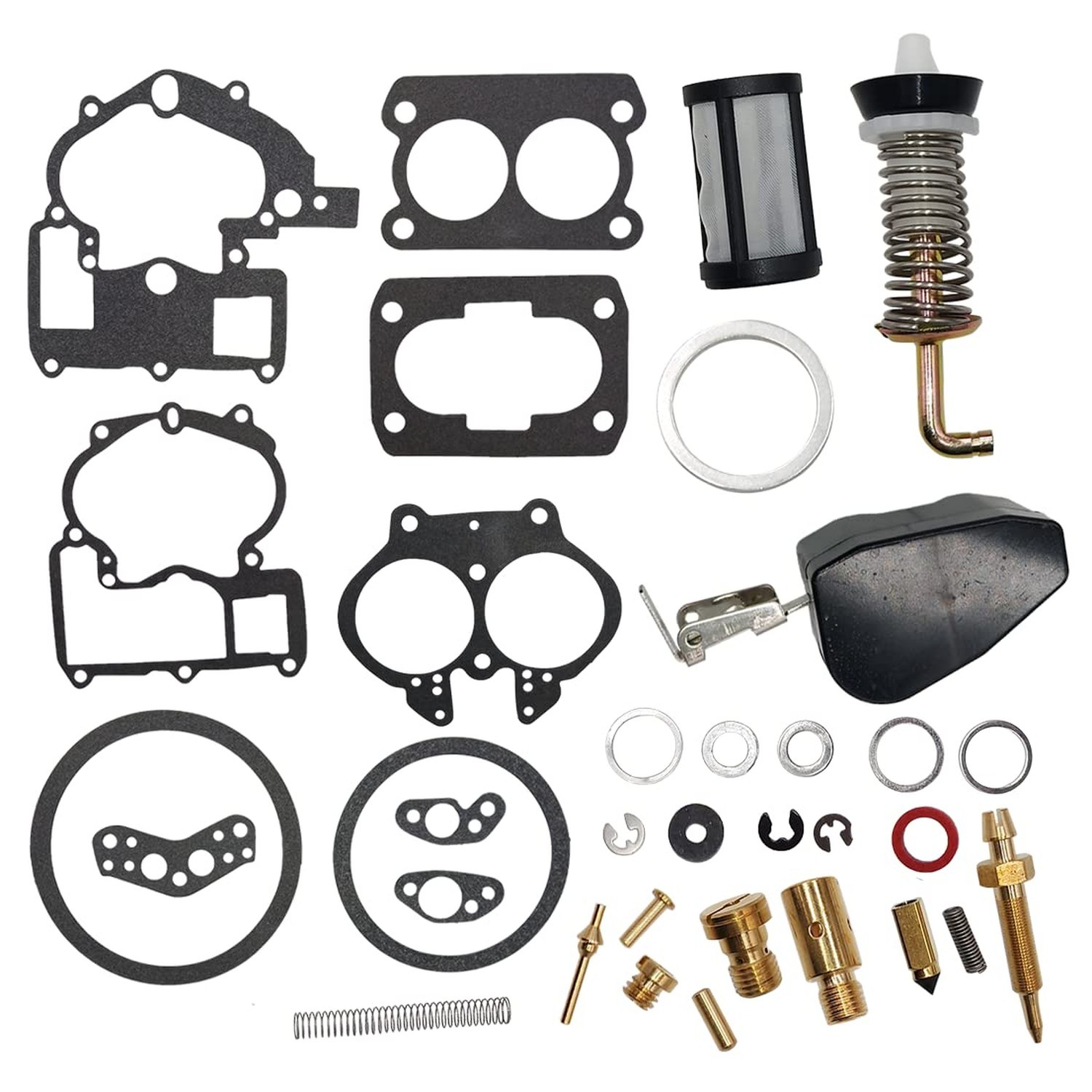 Carburetor Repair Rebuild Kit Fit for 3.0L 4.3L 5.0L 5.7L Boat 3302-804844002…