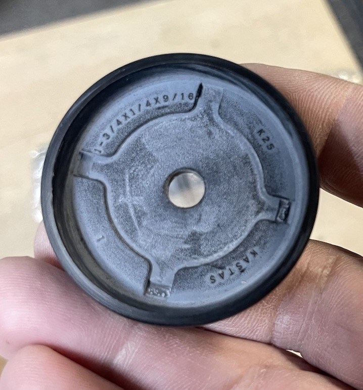 Double Acting Piston 1-3/4” OD X 9/16 Thick X 1/4” DK28134 Allegheny York/10pk