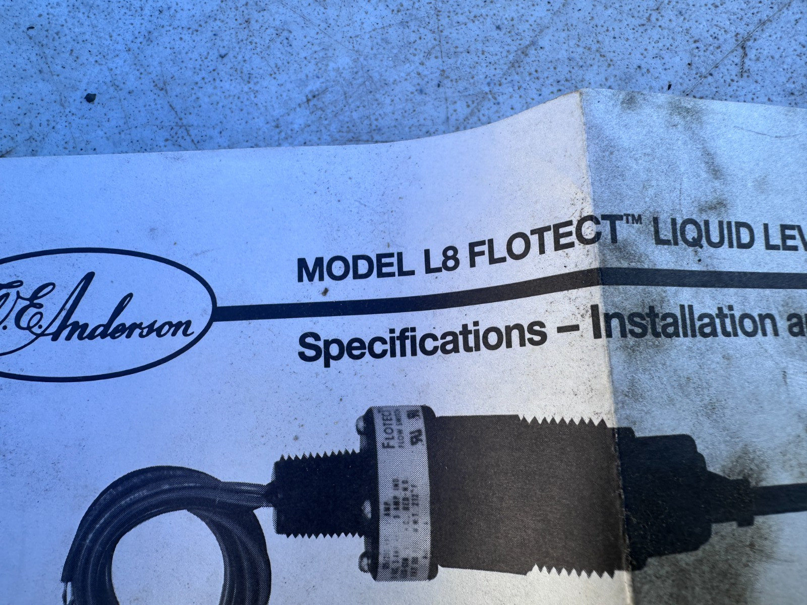 W. E. ANDERSON L8-MV Flotec Liquid Level Switch – Lot of 2
