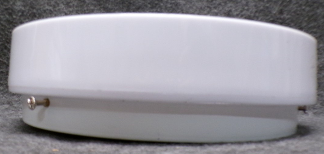 White Round Ceiling Light Fixture Fluorescent Luminaire Model #111
