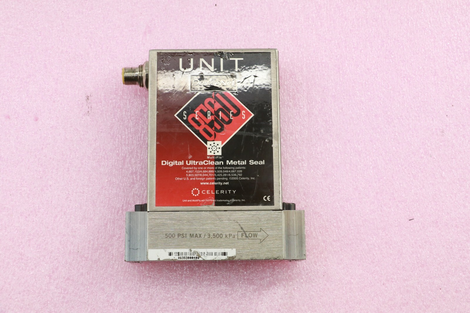CELERITY UNIT 8560 MULTIFLO UFC-8565C FLOW METER He 3000 sccm