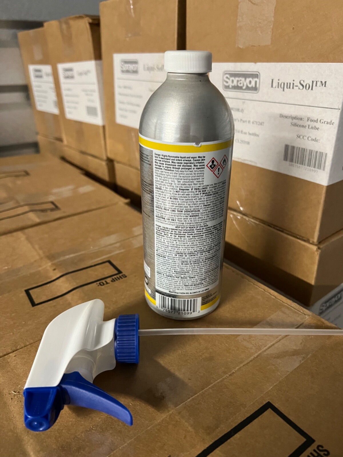 🔥Sprayon LU210L FOOD GRADE SILICONE Lubricant 14 FL.oz/414 mL/ONE BOTTLE🆕