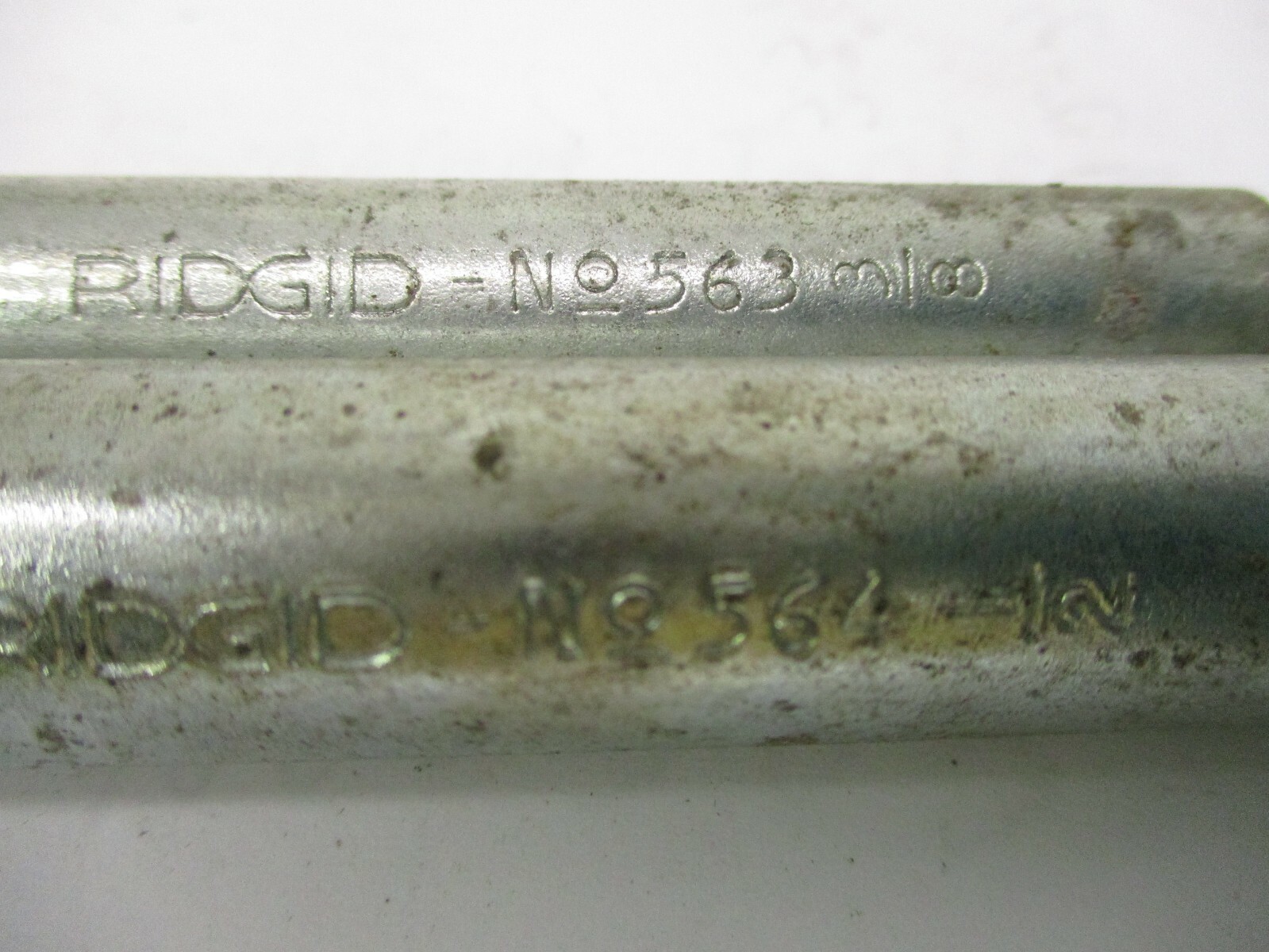 New Open Box Ridgid No. 564 1/2 No. 563 3/8 Swaging Tools A3894DH