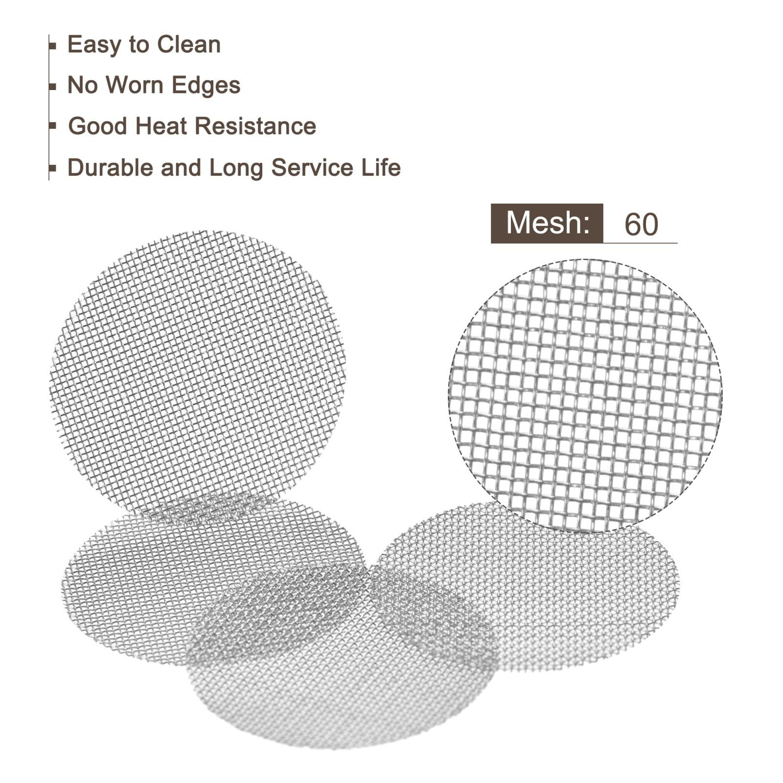 100pcs Pipe Screen Stainless Steel Screens 9.5mm Diameter for Pipe Filter