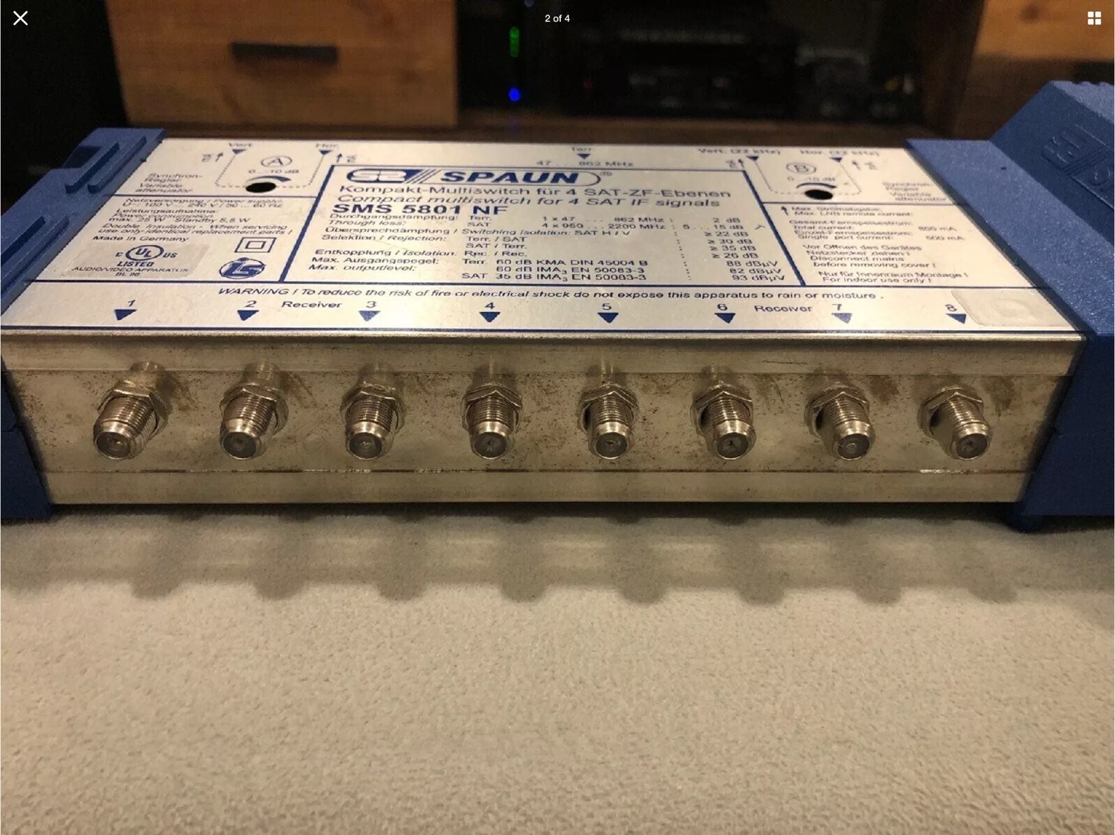 SPAUN SMS5801NF SATELLITE MULTISWITCH