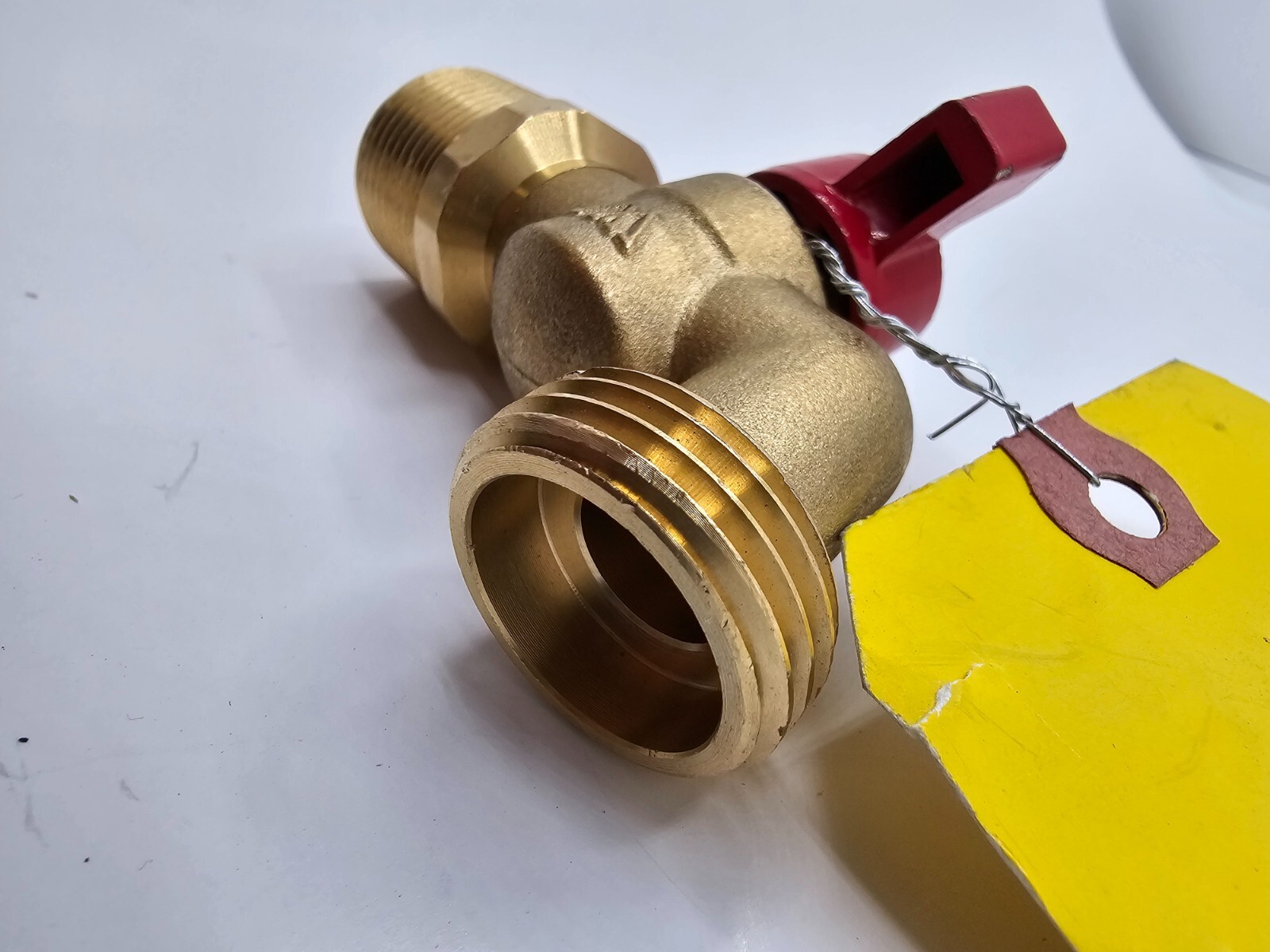 (QTY 2) 3/4″ Brass Ball Valve Hose Bibb Brass Male NPT inlet