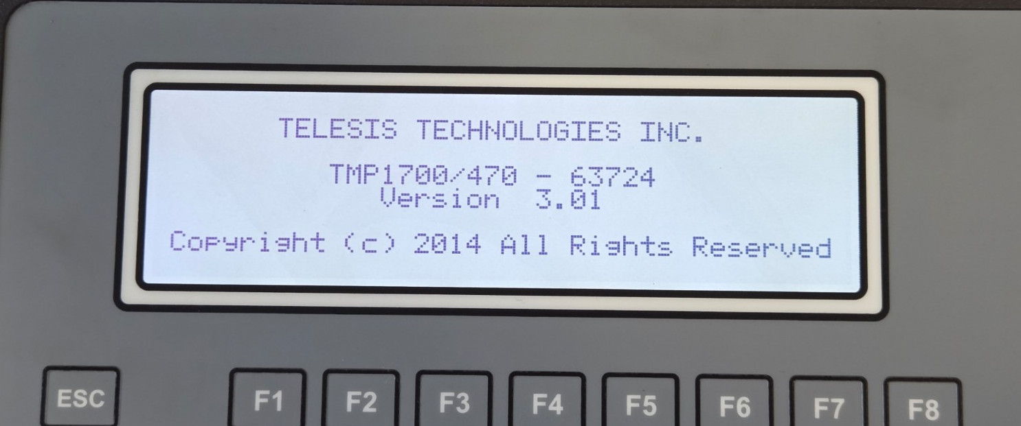 Telesis TMC470 Pinstamp Marking System Controller – Tested