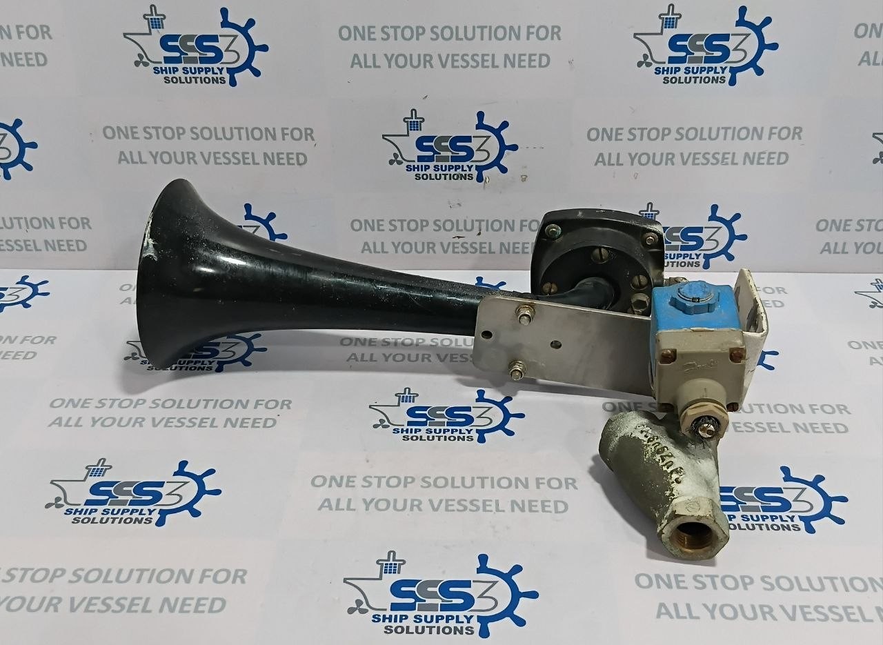 Kockum Sonics TYFON KT75/400 Air Horn With Solenoid Coil