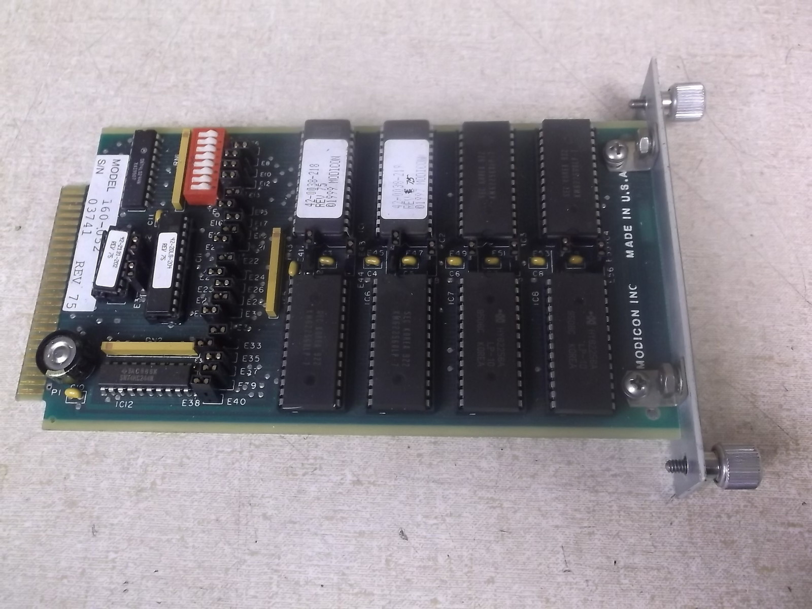 Modicon 160-052 PLC Card Module M001-000 RevA 42-0038-218 *FREE SHIPPING*