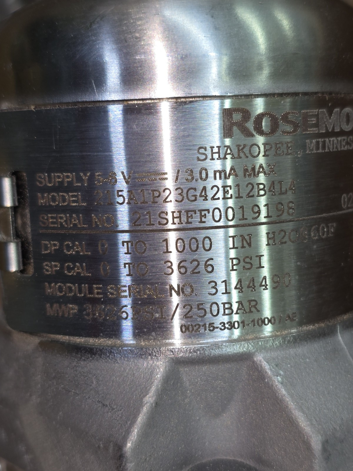 Rosemount Barracuda 215 Transmitter (419)