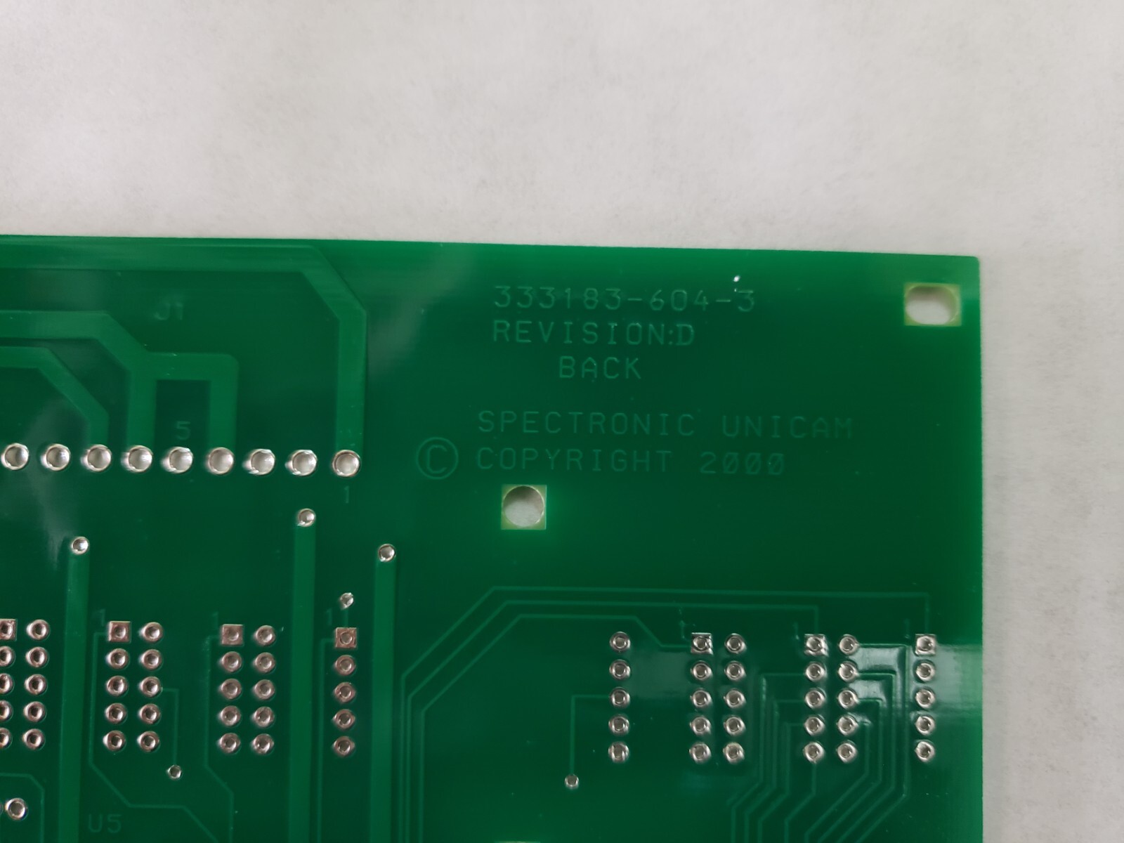 333183-604-4 SPEC 20D+ CIRCUIT BOARD ASSEMBLY NNB