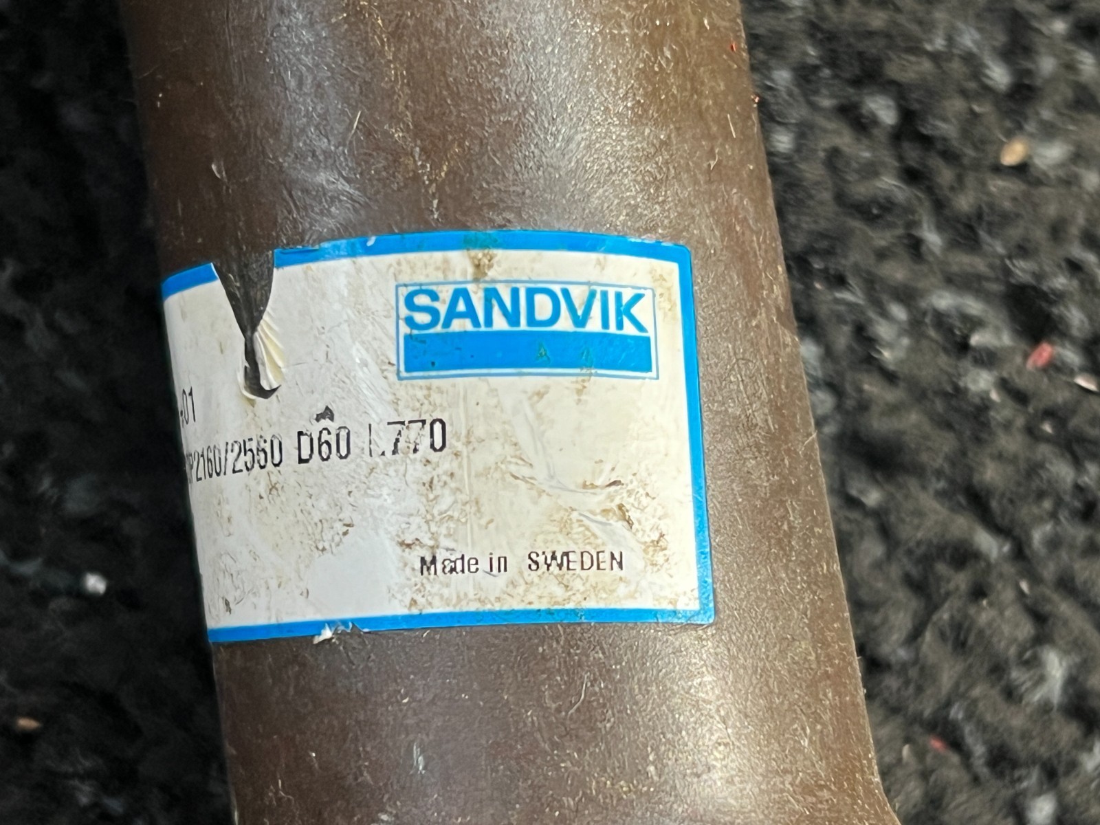 SANDVIK 7306-3689-01 30-INCH LONG, SHANK ADAPTER T51 C.OP2160/2560 D60 L770