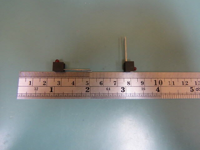 HP HLMP-1301-010 Qty of 9 per Lot LED RED RA HI EFF