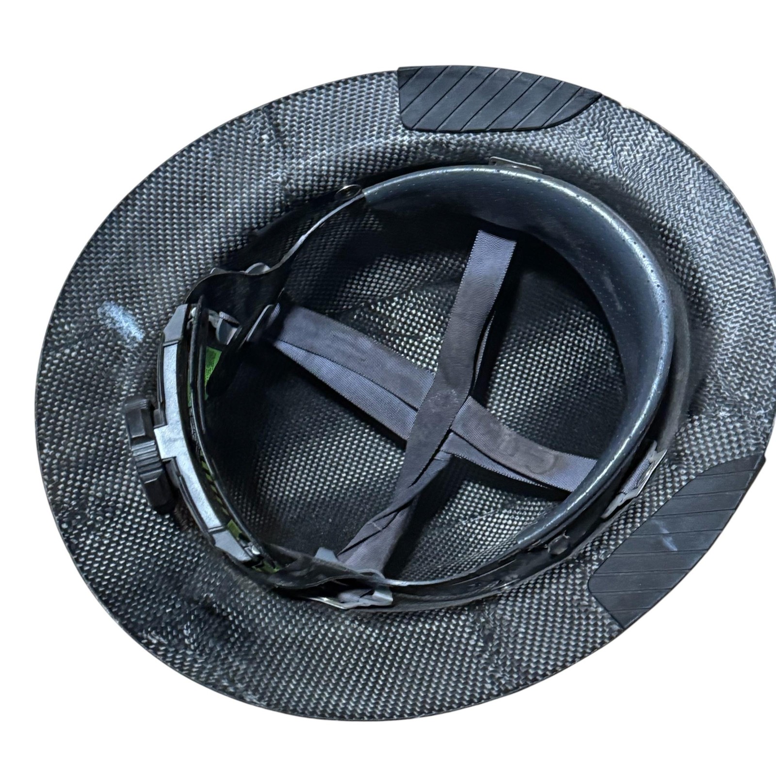 Lift Carbon Fiber Full Brim Hard Hat Safety Helmet Black Gray Camo