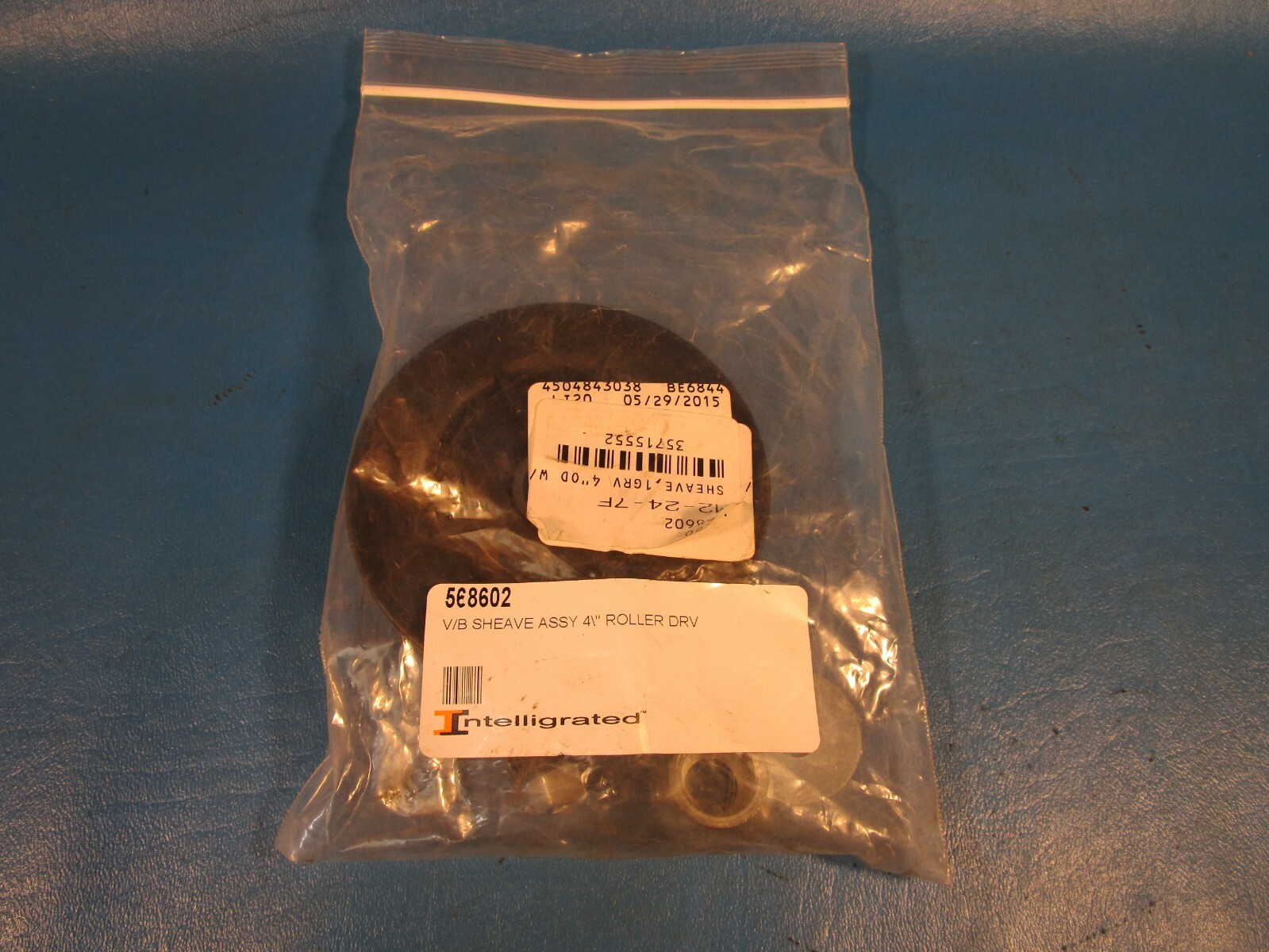 Intelligrated 568602 V Belt Sheave, 4″ Roller Drive, 3/4″ Bore (Fenner Drives)