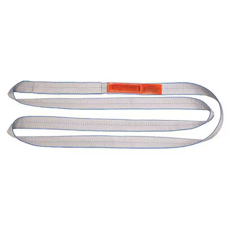 Lift-All En1802tx16 Web Sling, Type 5, 16 Ft L, 2 In W, Polyester, Silver