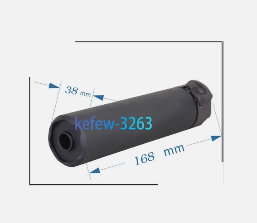 Airsoft Bay 165mm SOCOM556 RC2 Suppressor -14mm CCW Dark Earth Tan