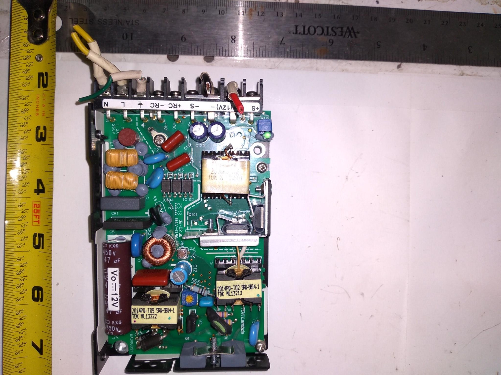 TDK-Lambda RTW12-4.3 KC Power Supply 7J4-420M04-0008-RTW12-4.3K EHFP S333