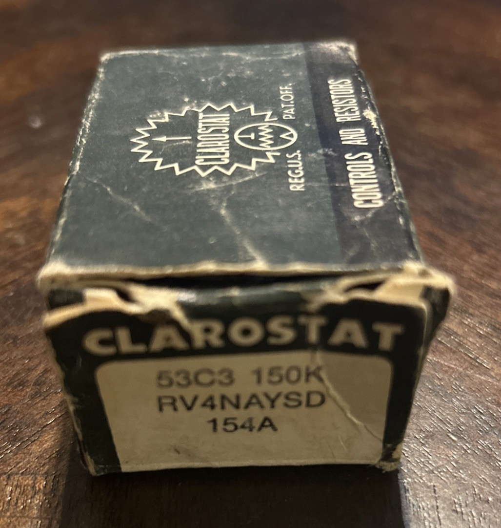 Clarostat RV4NAYSD154A Potentiometer NOS