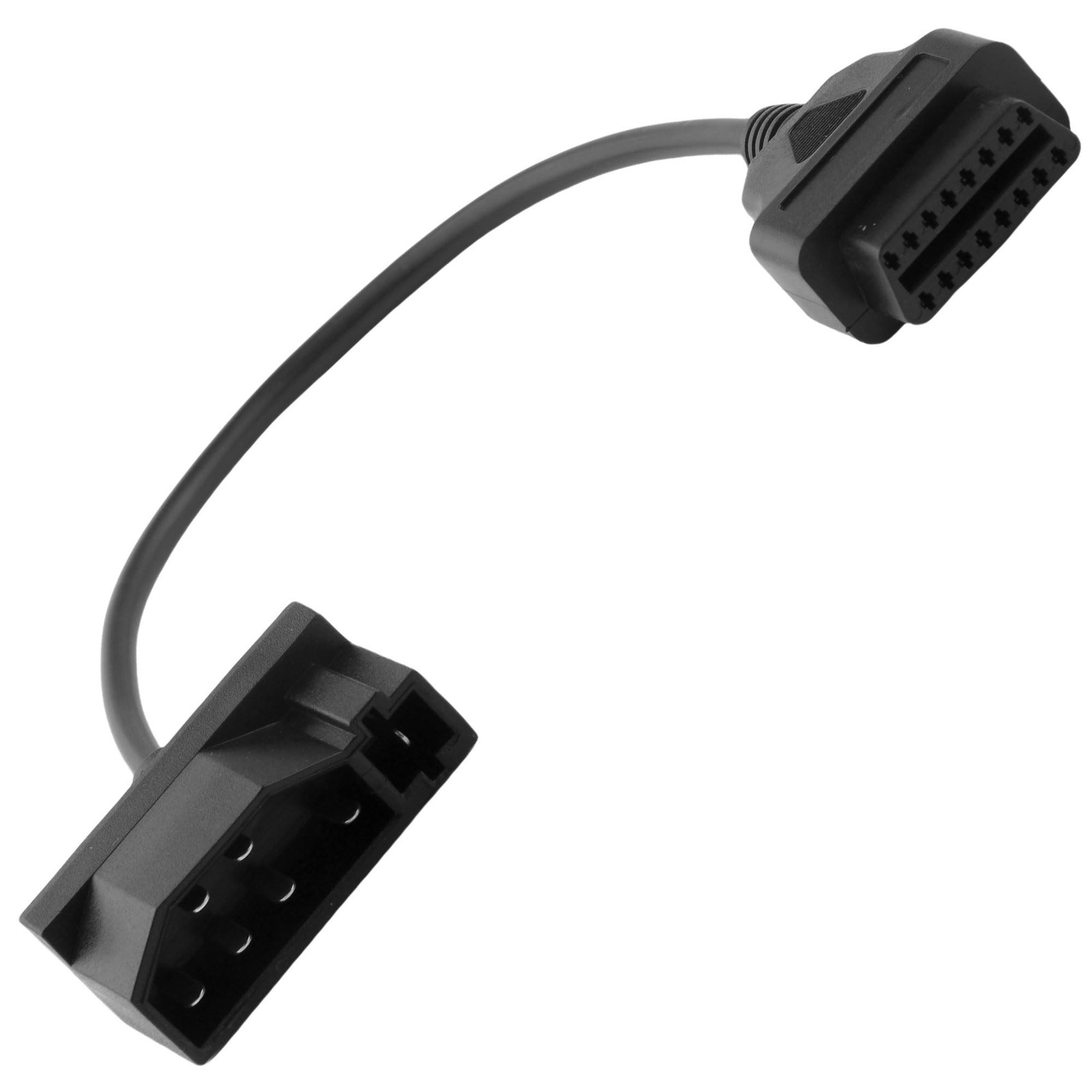 OBD1 to OBD2 Adapter for Ford 7 Pin to 16 Pin Connector Black OBD Adapter Cab…
