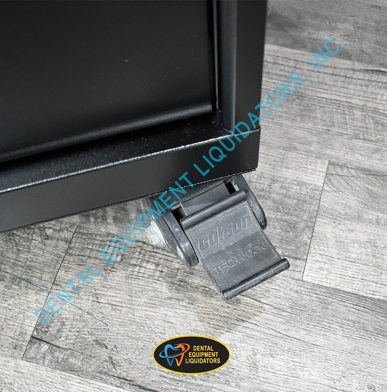 Lista 5 Drawer 22-1/2″W Black Steel Industrial Mobile Storage Cabinet