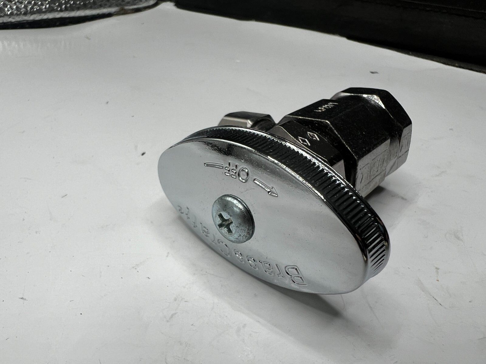 BrassCraft Genuine OR17ZX C Iron Pipe Angle Stop 1/2 in. FIP x 3/8 in. OD Chrome