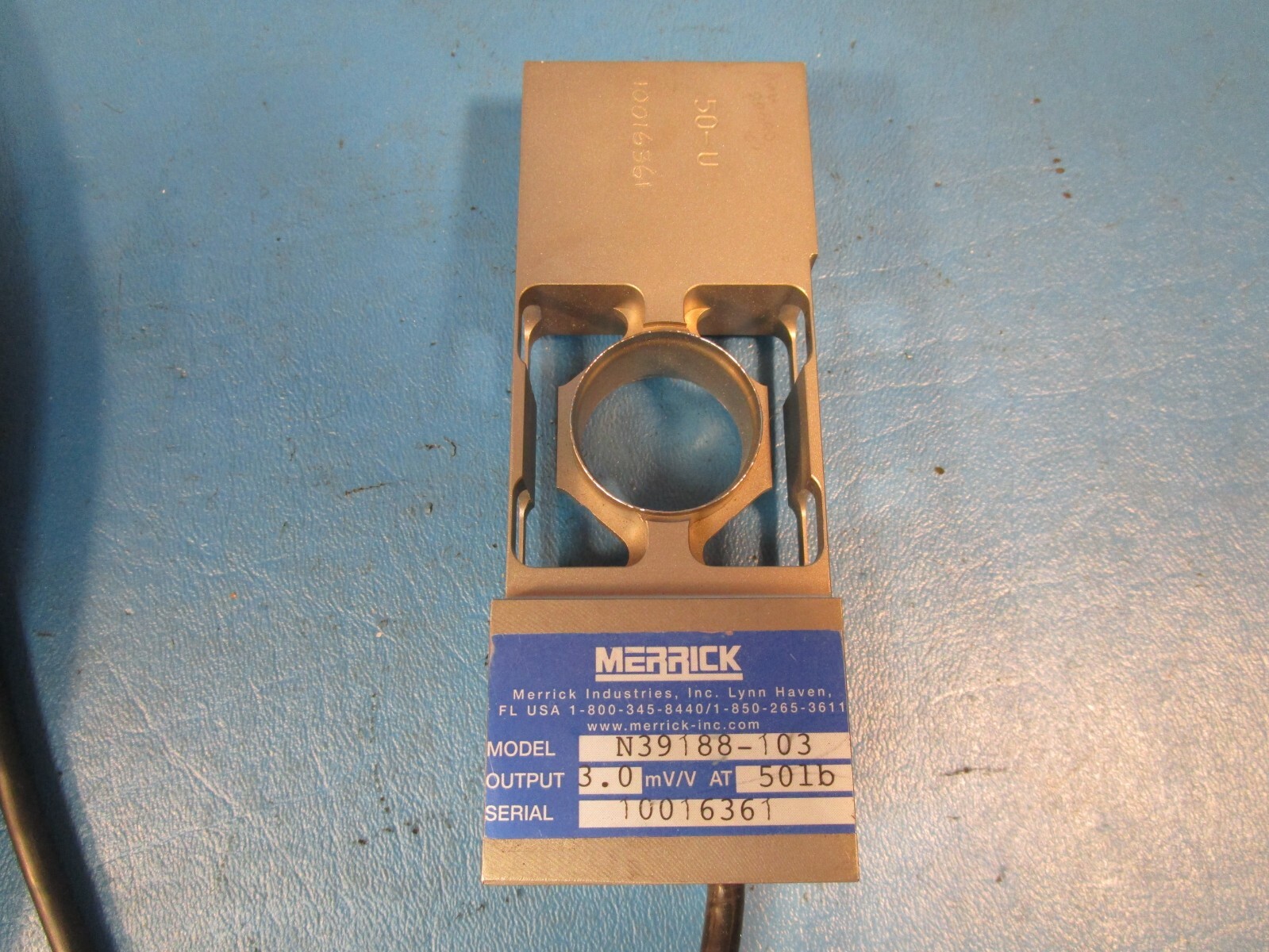 Merrick N39188-103 Load Cell Transducer, Output 3.000