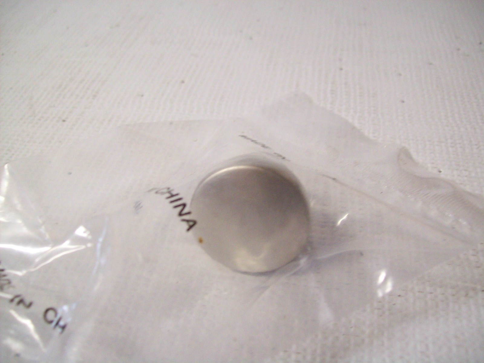 Lot of 10 Round Stainless Steel Drawer Pulls Knobs