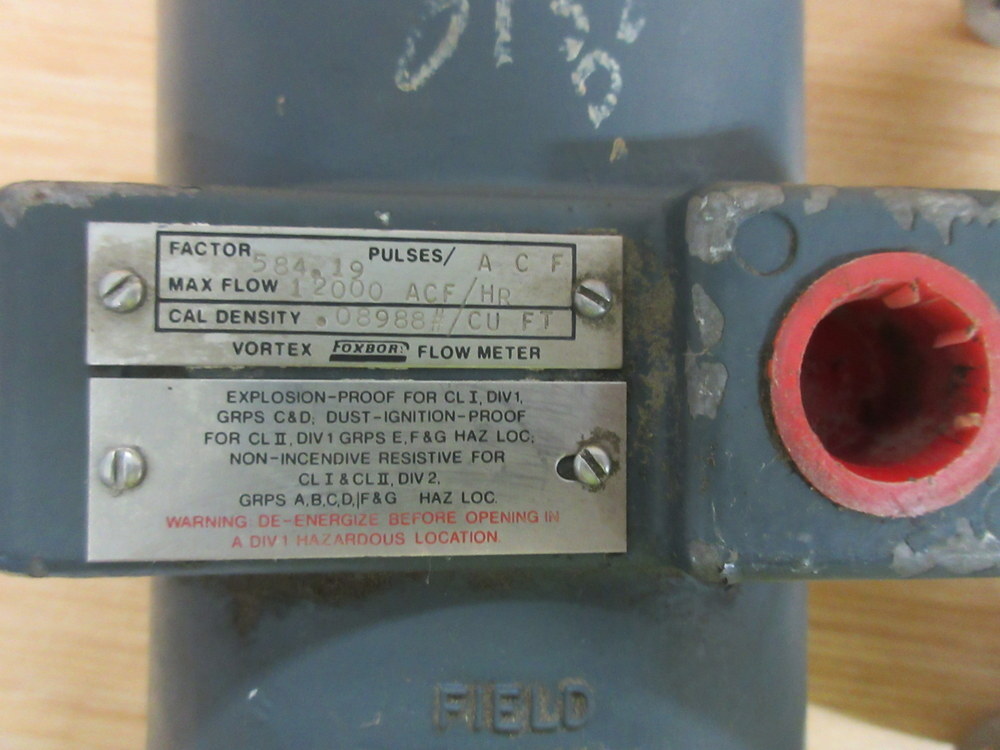 Foxboro E83 L-1HS10SP Vortex Flowmeter E83L1HS10SP
