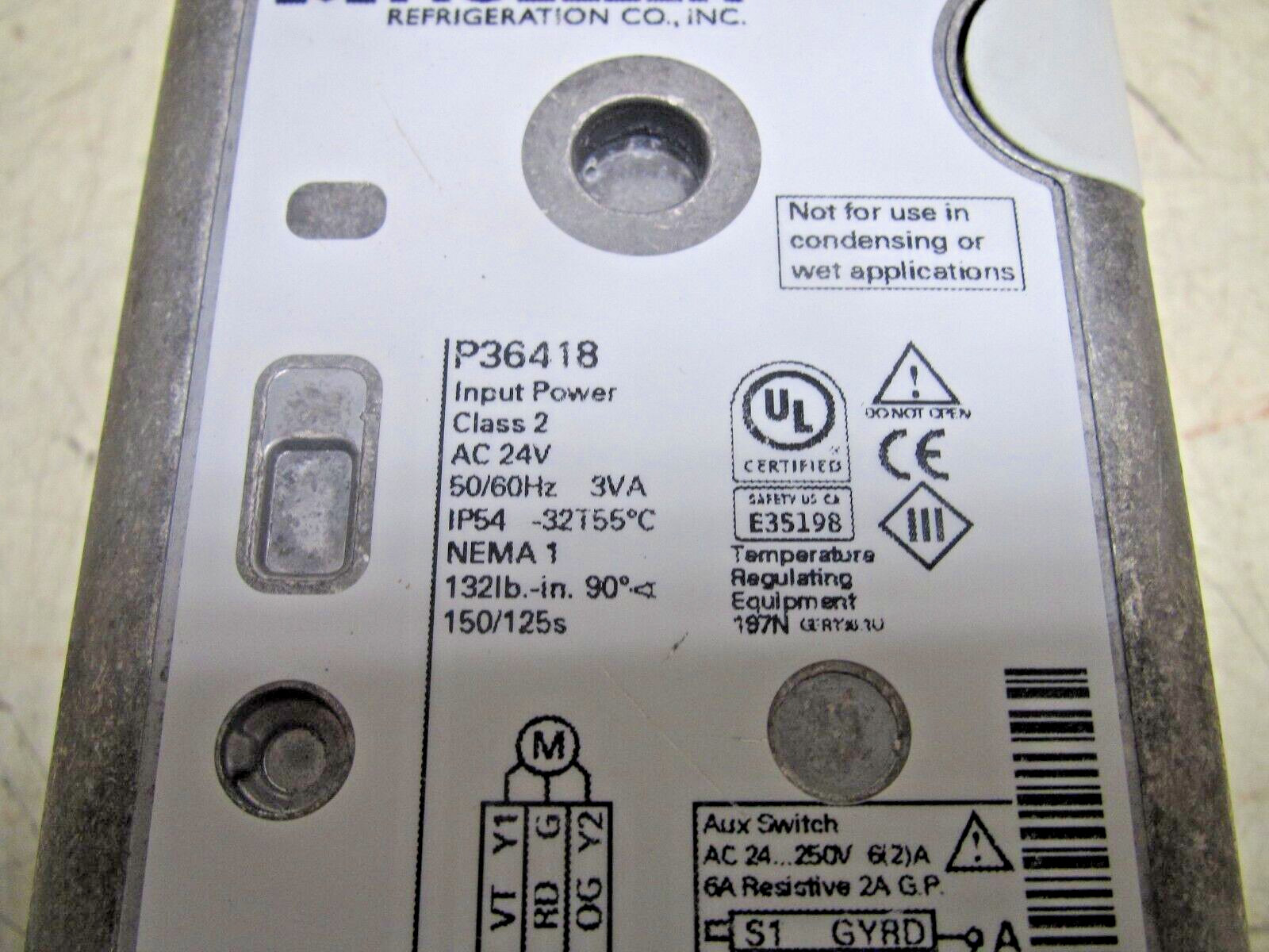 Mueller Industries Electronic Actuator Class 2 AC 24V 50/60Hz 3VA P/N: P36418