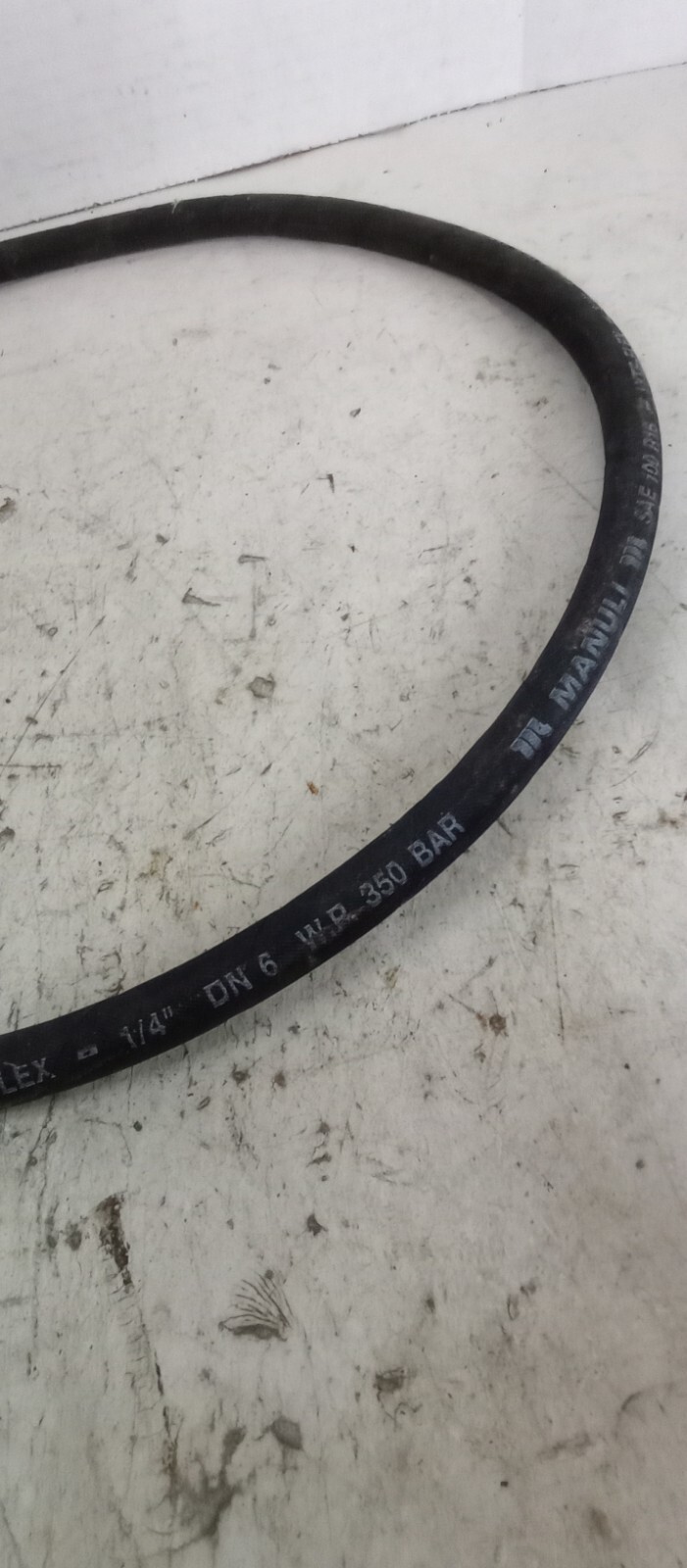 Manuli SAE 100 R16 LYTE-Flex 1/4 45″ Long DN6 WR 350 BAR