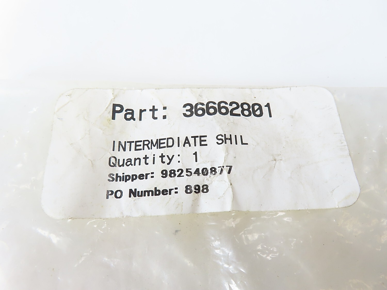 Milwaukee 36-66-2801 Intermediate Shaft 36662801 (NOS) NEW NO BOX
