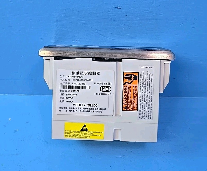 METTLER TOLEDO PANEL IND331 24Vdc 160mA Module