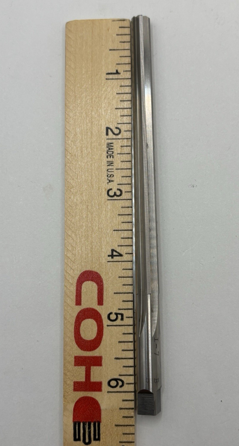 Lavallee & Ide 6.5″ Chucking Reamer #7 HSS Made in USA