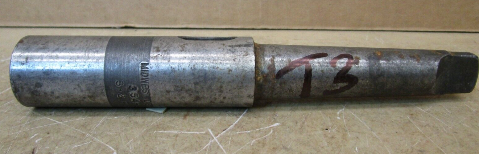 Morse Taper Adapter MT3 to MT2 ~7″ Length 354-6 1514OMF