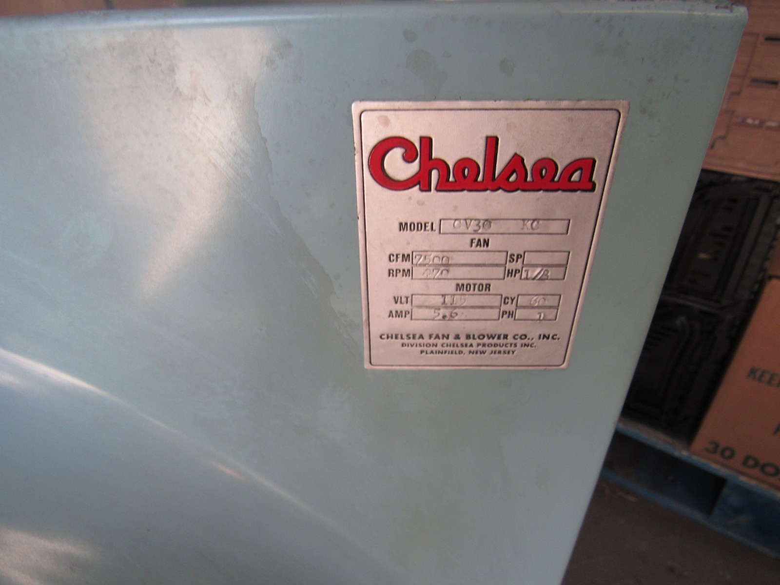 Industrial Grade Ventilation Fan Farm/Barn Chicken Coup/Mushroom- ChelseaCV30 KC