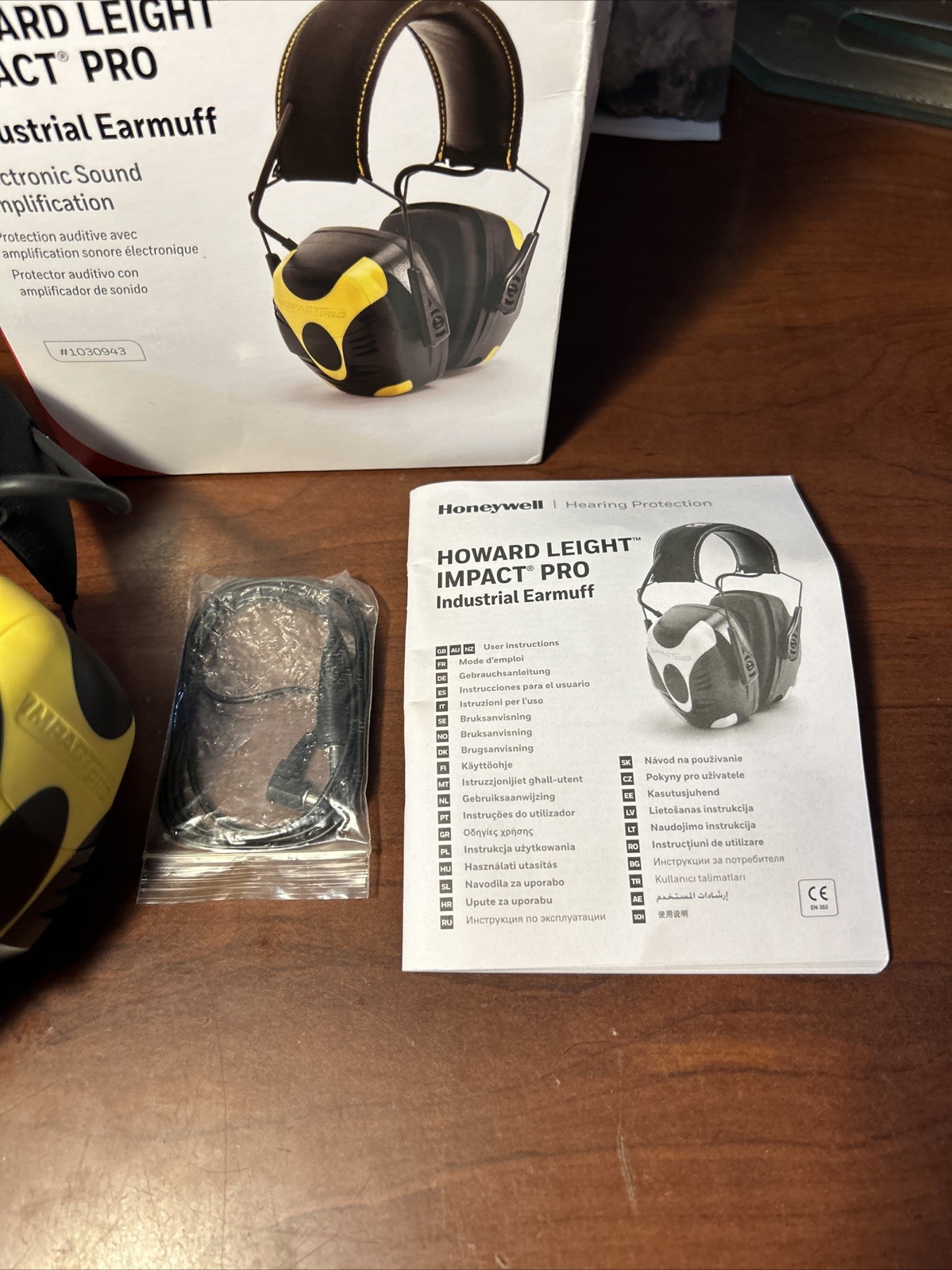 Honeywell Howard Leight 1030943 Impact Pro Over-The-Head Ear Muffs, 30 Db Nrr,