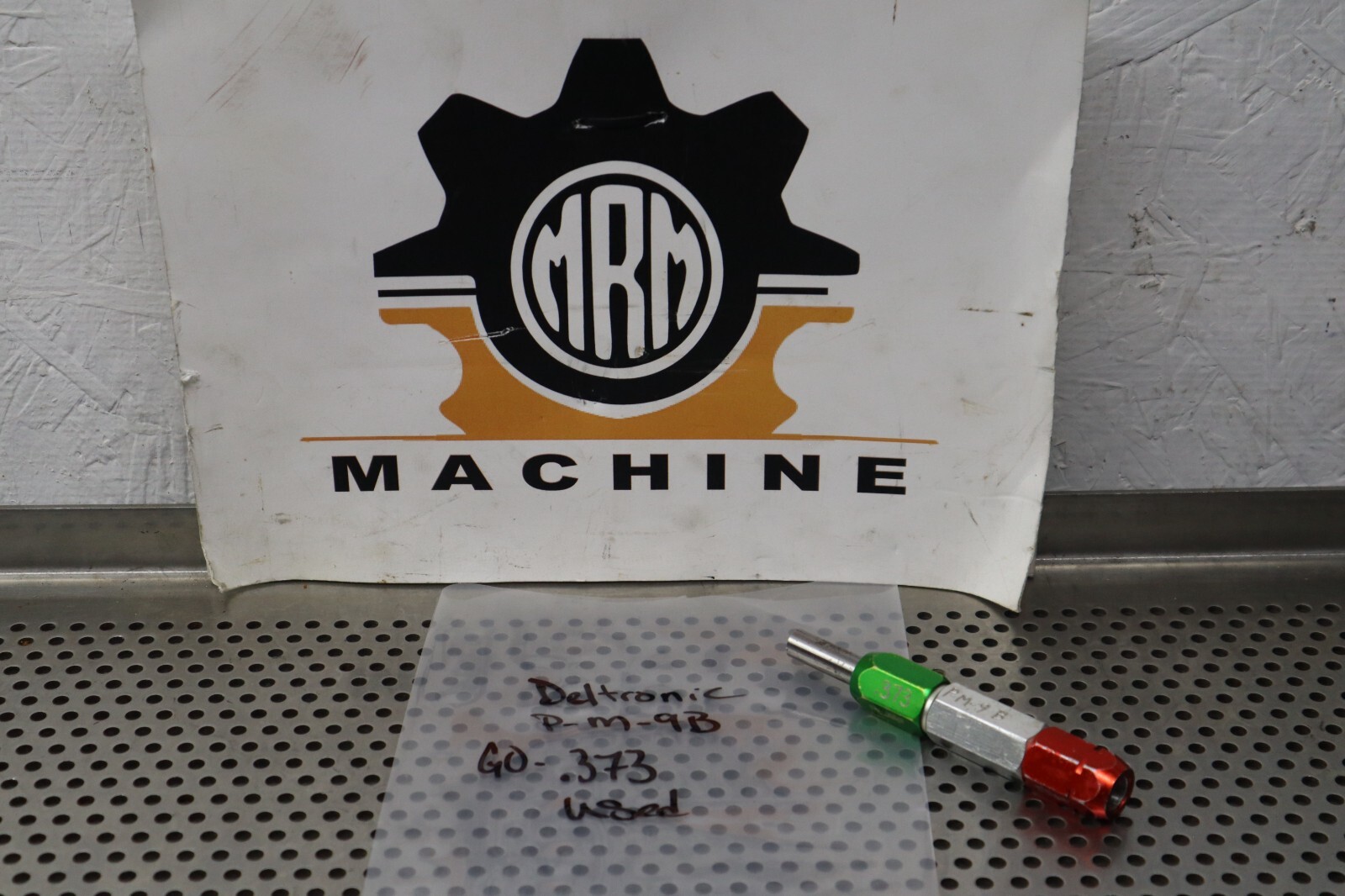 Deltronic P-M-9B GO .373 Pin Plug Gage Used With Warranty