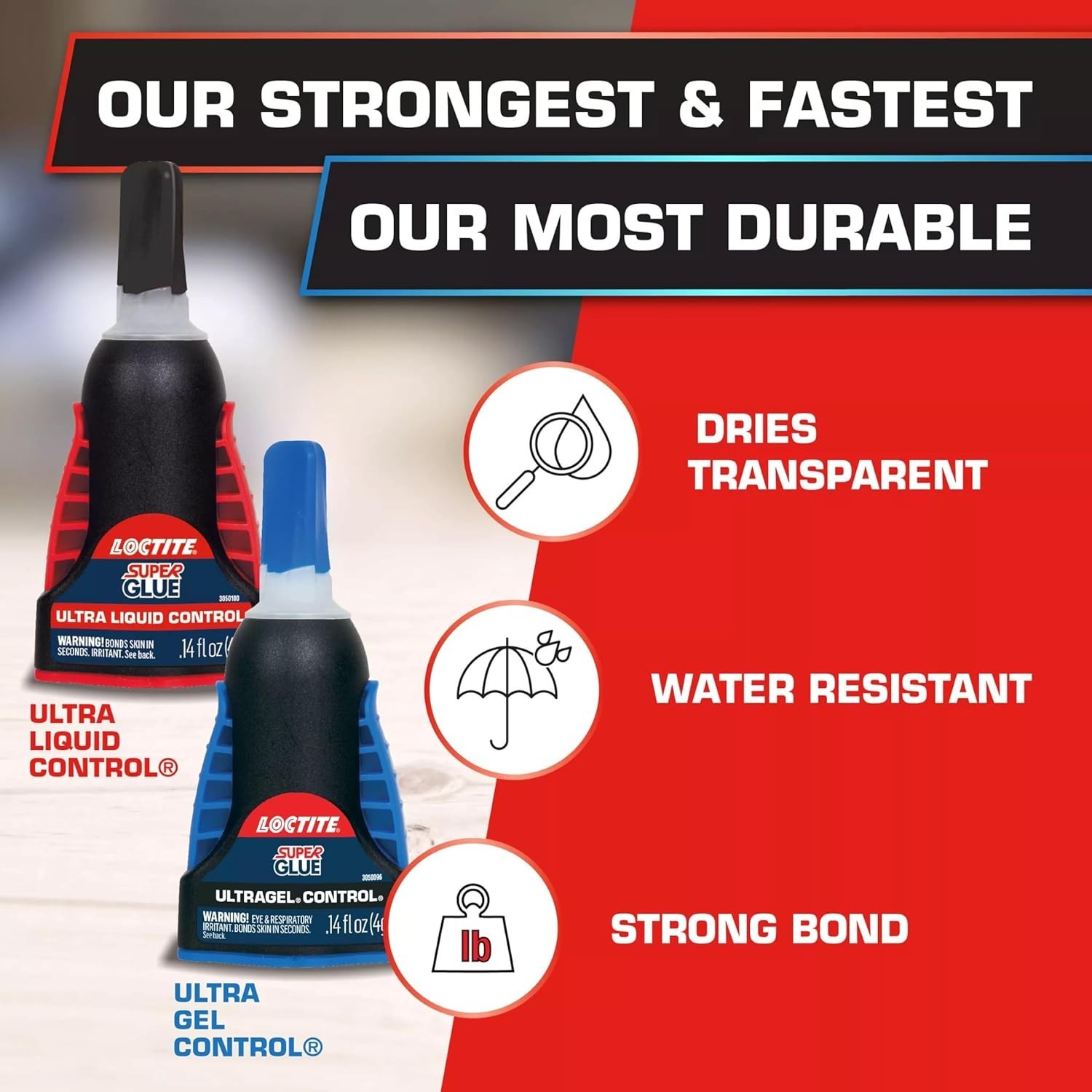 Loctite Super Glue Ultra Gel Control 6 Pack Durable No Drip Adhesive 1 oz