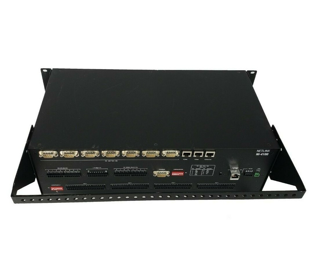 AMX NI-4100 Netlinx 7-Port 4-Slot RS232/485 Central Controller Rack Mounted