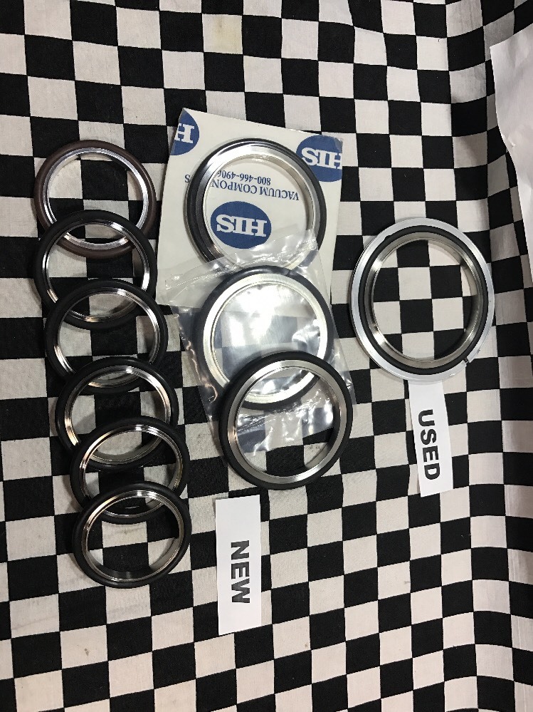 Lot Of 10, MDC VACUUM CENTERING RING, NW80 (1X) & NW63 (3X) & NW50 (6X) #136AK