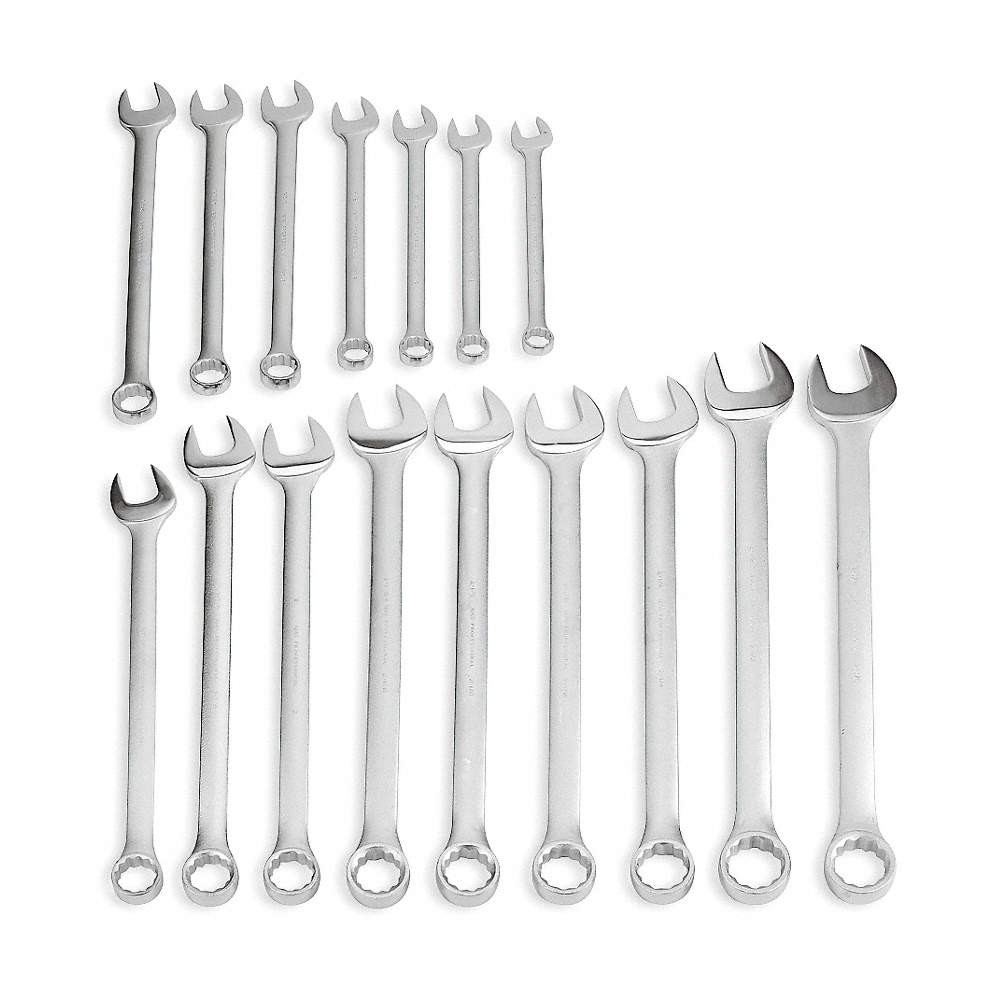 PROTO J1200F-HD Combo Wrench St,Steel,Satin,Stnrd, Ofst 449P45