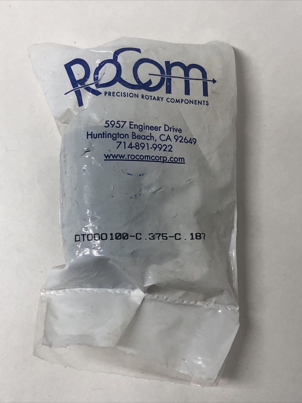 Rocom DT000100-C.375-C.187 3/8 x 3/16 Flex Shaft Coupling