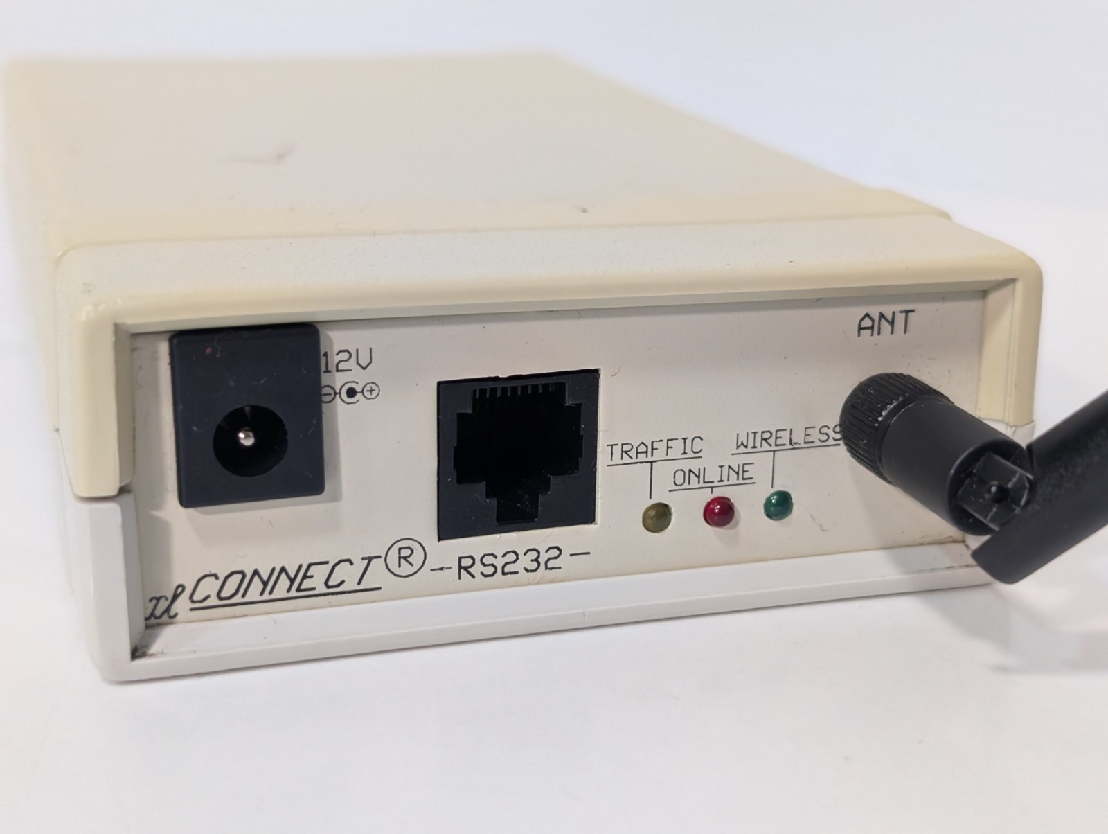 RS232 Serial Port 12V DC Input Wireless LAN Receiver, Pre-Owned, As Shown, VTG